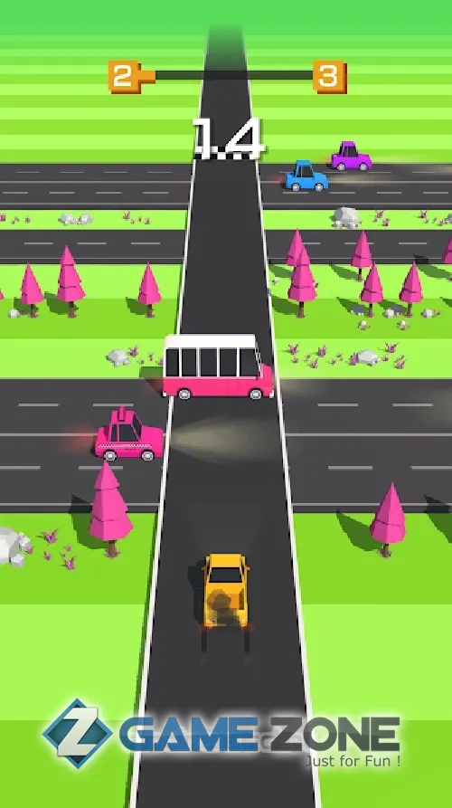 صورة من لعبة Traffic Run! [Много денег]