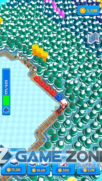 صورة من لعبة Train Miner: Idle Railway Game [Mod Money]