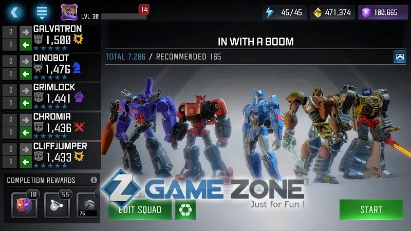 صورة من لعبة TRANSFORMERS Forged to Fight