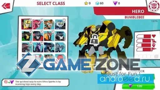صورة من لعبة Transformers: RobotsInDisguise