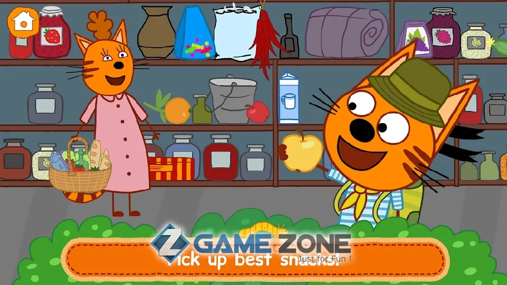 صورة من لعبة Три Кота Пикник: Игры для Детей и Мультики от СТС [Unlocked]