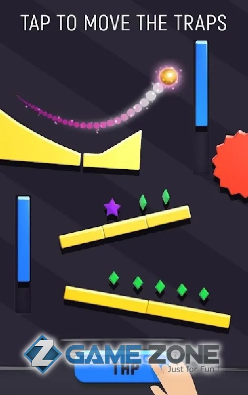صورة من لعبة Tricky Taps