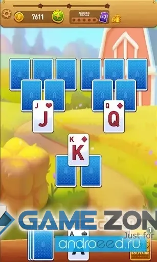 صورة من لعبة Tripeaks Solitaire Farm game [Mod Money/Adfree]