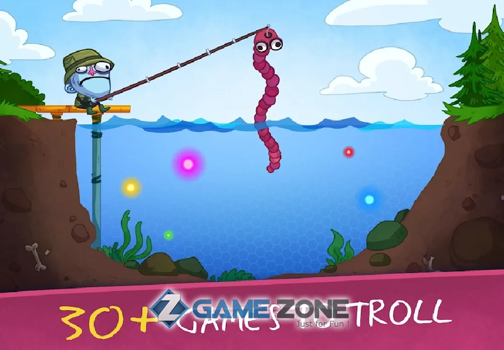 صورة من لعبة Troll Face Quest Video Games 2 [Неограниченные подсказки]