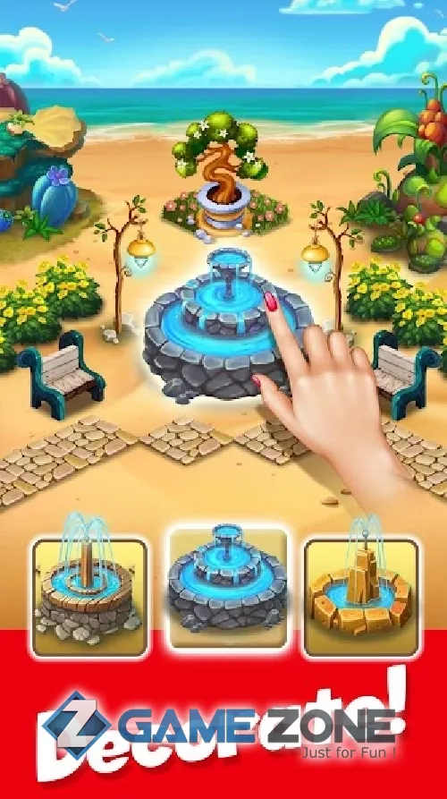 صورة من لعبة Tropic Trouble Match 3 Builder