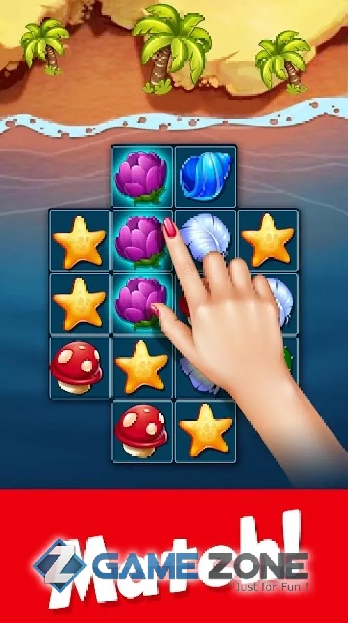 صورة من لعبة Tropic Trouble Match 3 Builder