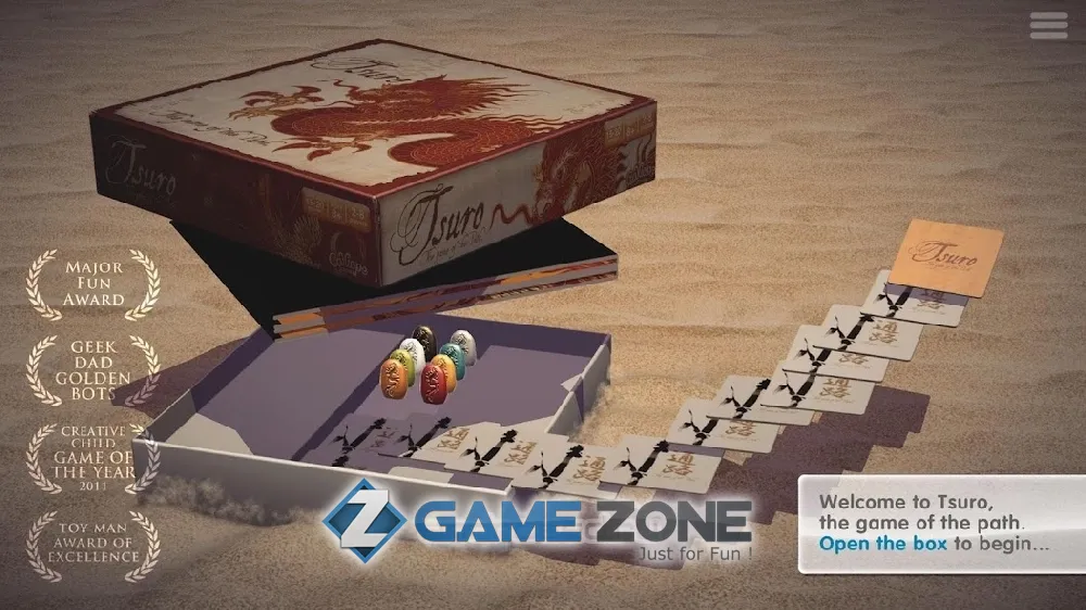 صورة من لعبة Tsuro - The Game of the Path