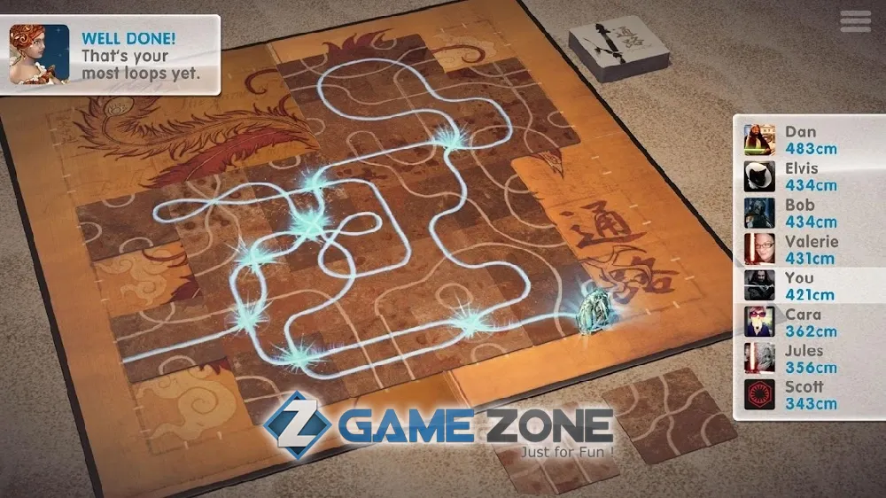 صورة من لعبة Tsuro - The Game of the Path