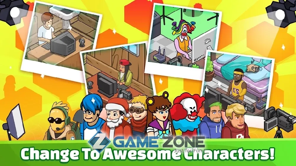 صورة من لعبة Tube Tycoon - Tubers Simulator Idle Clicker Game