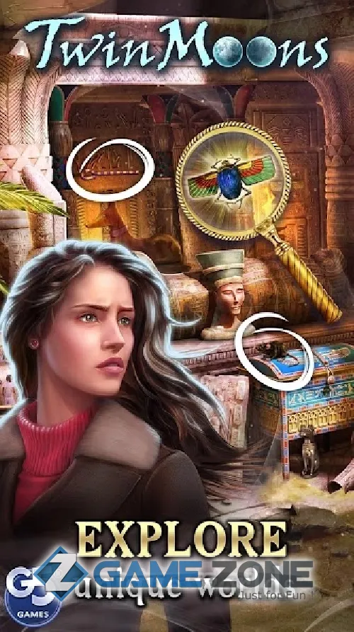 صورة من لعبة Twin Moons: Найди скрытые предметы