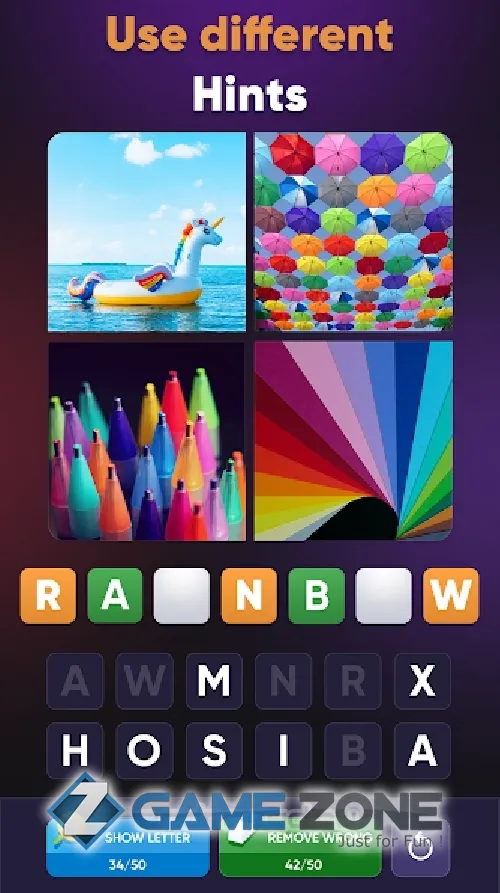 صورة من لعبة 4 Pics 1 Word guessing games [Adfree]
