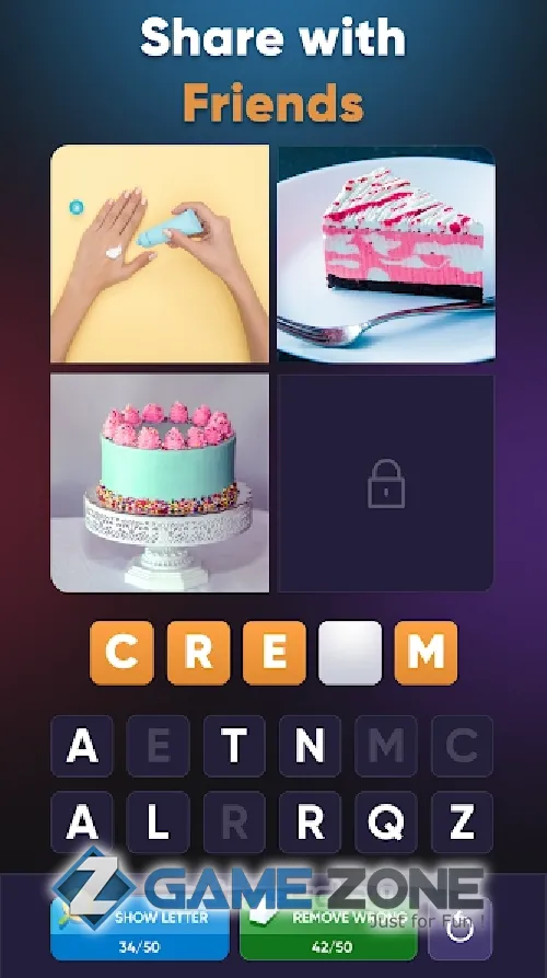 صورة من لعبة 4 Pics 1 Word guessing games [Adfree]