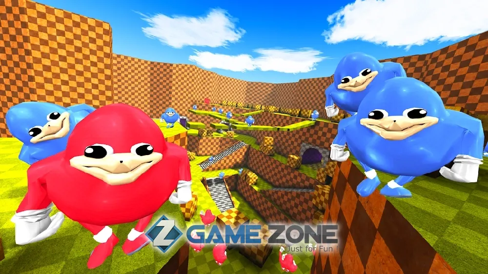 صورة من لعبة Ugandan Knuckles and Chungus Battle Royale Online