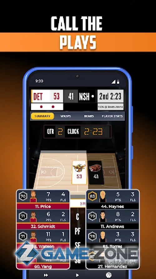 صورة من لعبة Ultimate Basketball General Manager Sport Sim