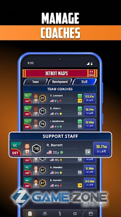 صورة من لعبة Ultimate Basketball General Manager Sport Sim