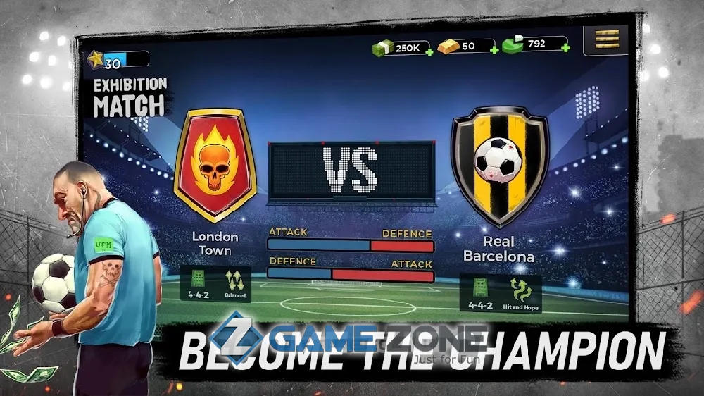 صورة من لعبة Underworld Football Manager 18