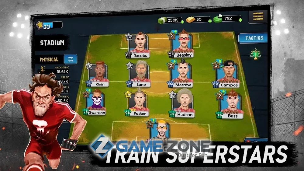 صورة من لعبة Underworld Football Manager 18