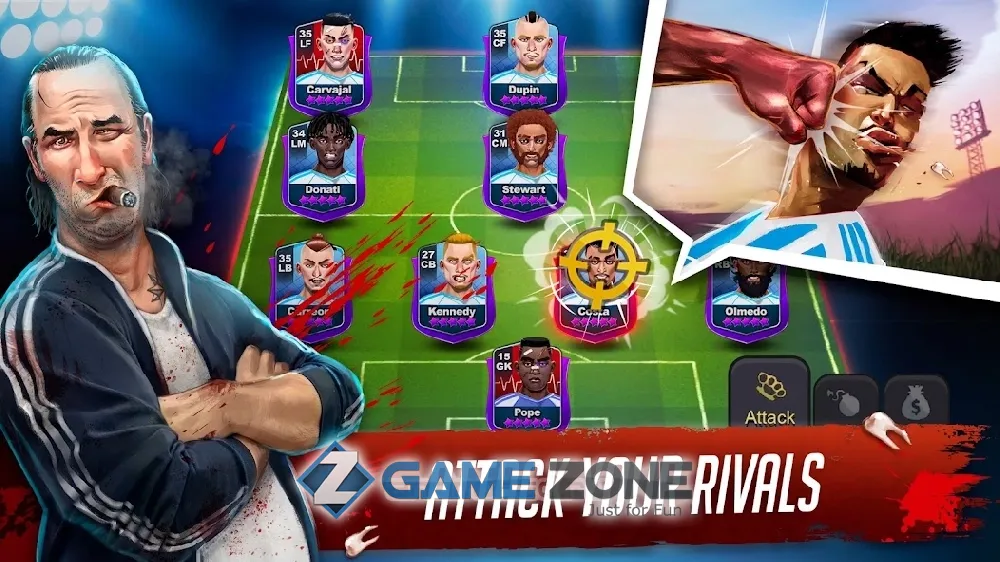 صورة من لعبة Underworld Football Manager 2