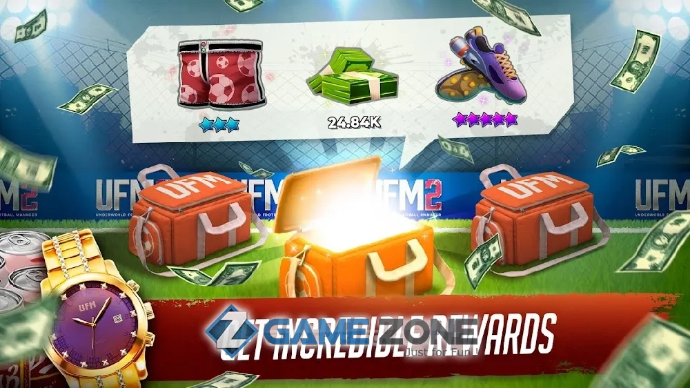 صورة من لعبة Underworld Football Manager 2