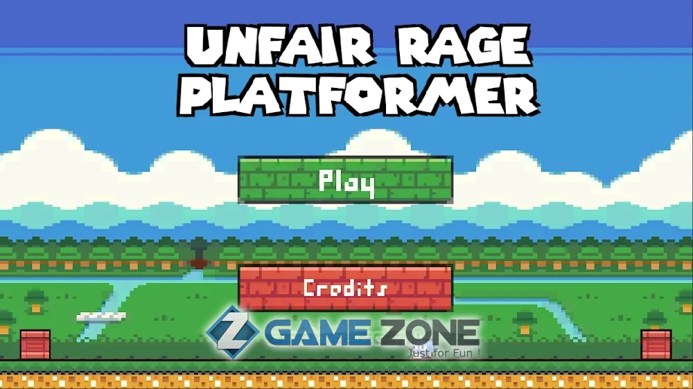 صورة من لعبة Unfair Rage Platformer