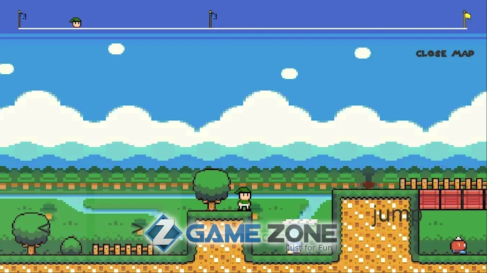 صورة من لعبة Unfair Rage Platformer