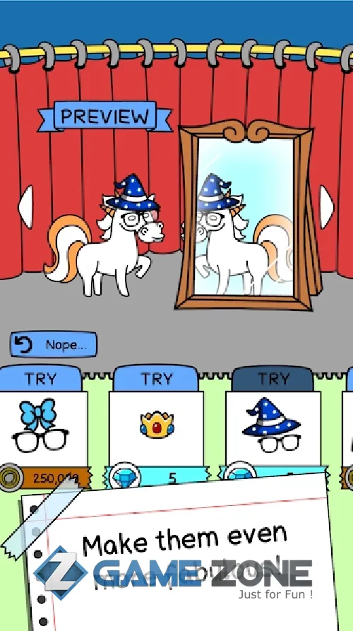 صورة من لعبة Unicorn Evolution