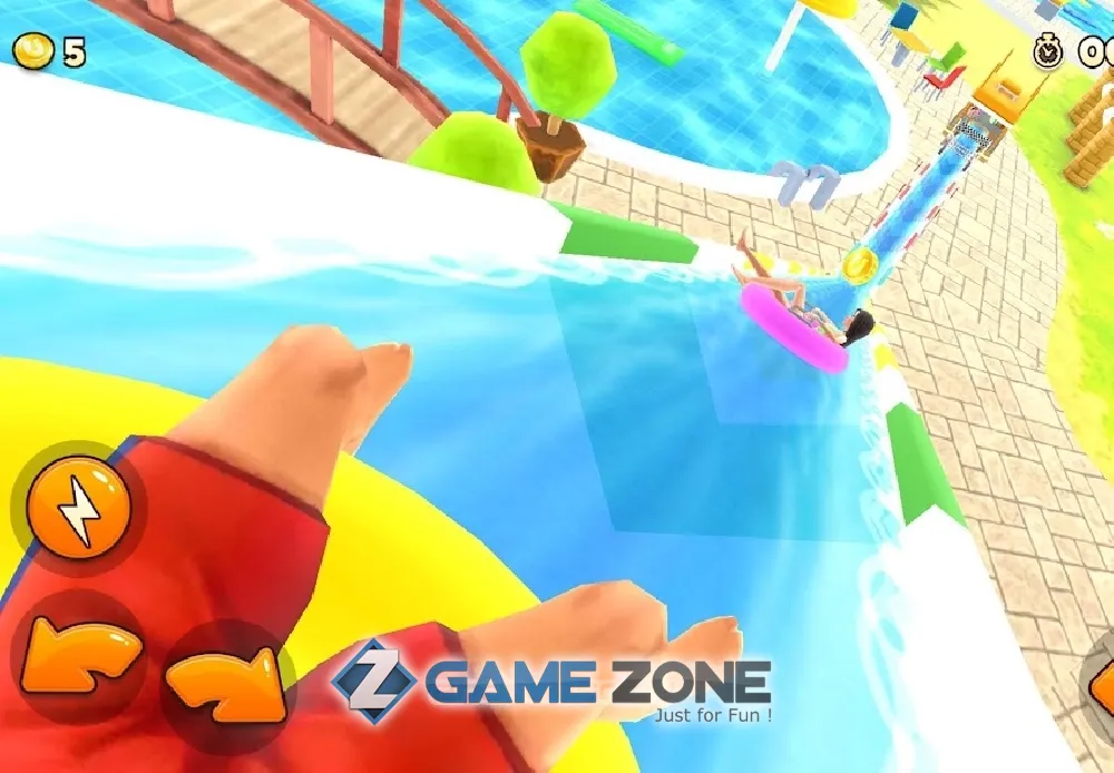 صورة من لعبة Uphill Rush Water Park Racing [Бесплатные покупки]