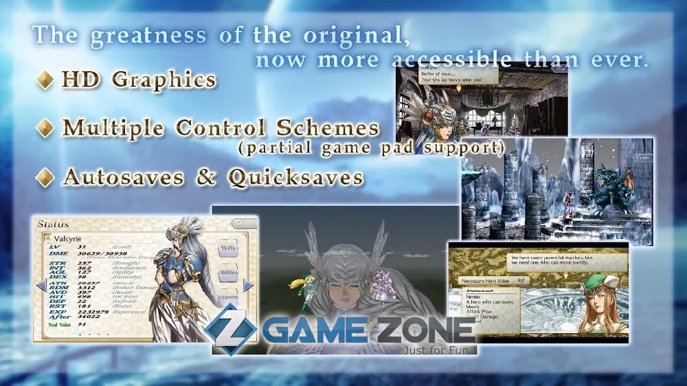 صورة من لعبة VALKYRIE PROFILE: LENNETH