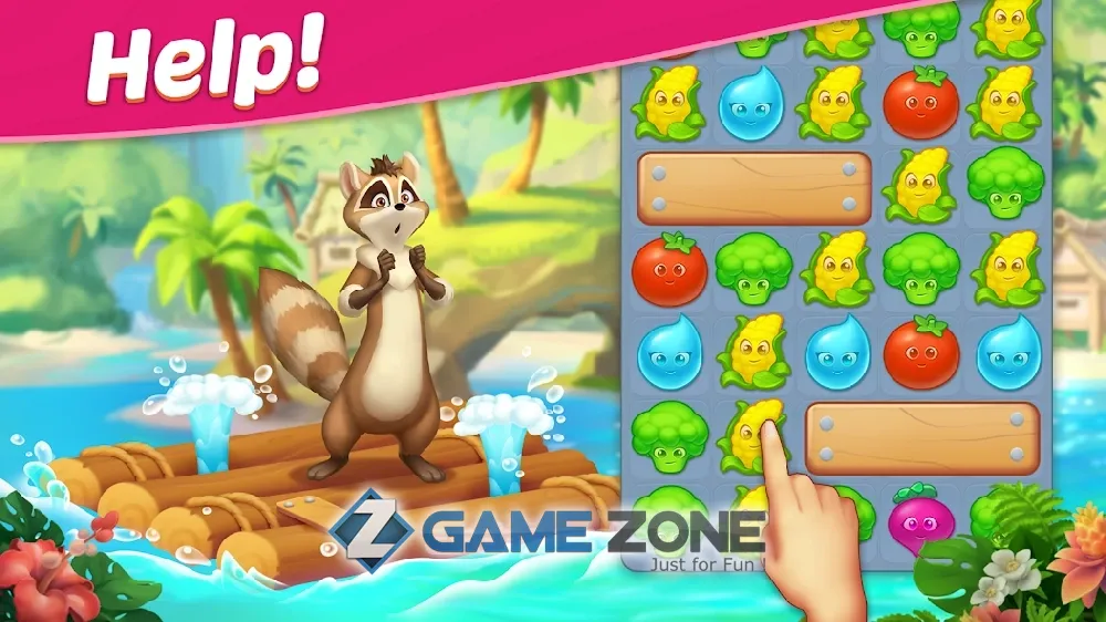 صورة من لعبة Jungle Mix Match Three New Jewel in Match3 Games [Free Shopping]