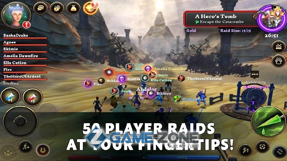 صورة من لعبة 3D MMO Villagers and Heroes