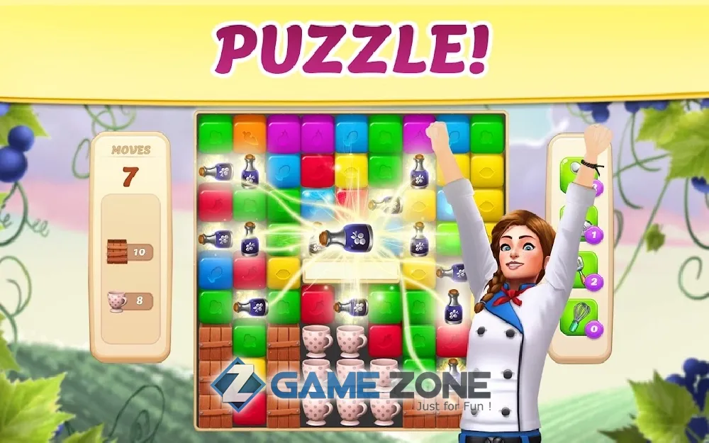 صورة من لعبة Vineyard Valley Match & Blast Puzzle Design Game [Mod Money]