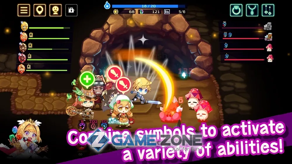 صورة من لعبة Vivid Knight