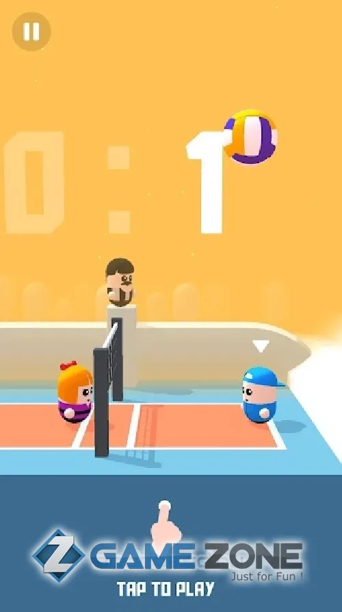 صورة من لعبة Volley Beans