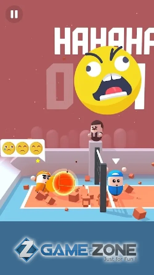 صورة من لعبة Volley Beans