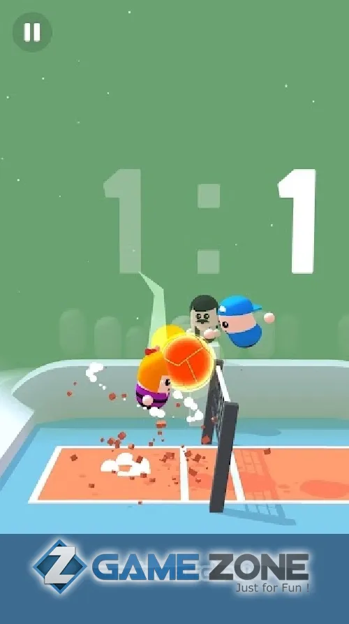 صورة من لعبة Volley Beans