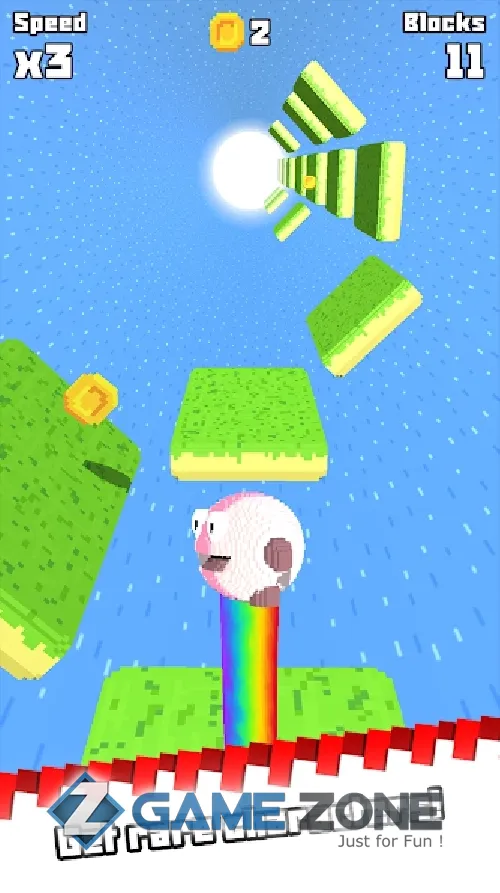 صورة من لعبة Voxel Twist