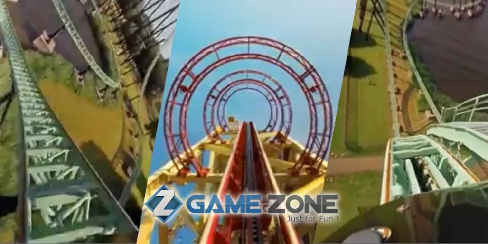 صورة من لعبة VR Thrills: Roller Coaster 360 (Cardboard Game)