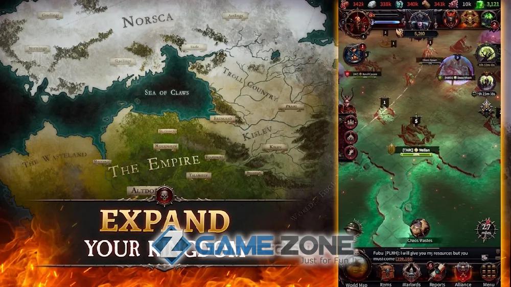 صورة من لعبة Warhammer: Chaos and Conquest - Build your Warband