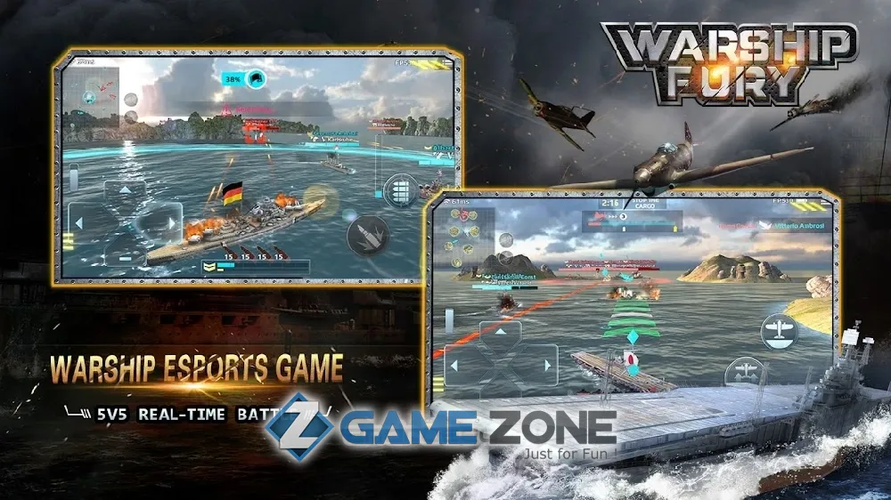 صورة من لعبة Warship Fury