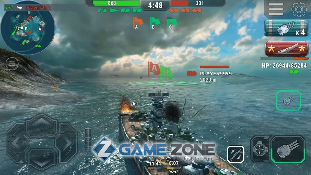 صورة من لعبة Warships Universe: Naval Battle