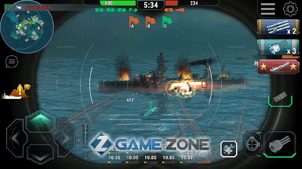 صورة من لعبة Warships Universe: Naval Battle