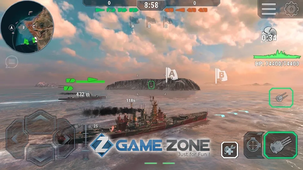صورة من لعبة Warships Universe: Naval Battle