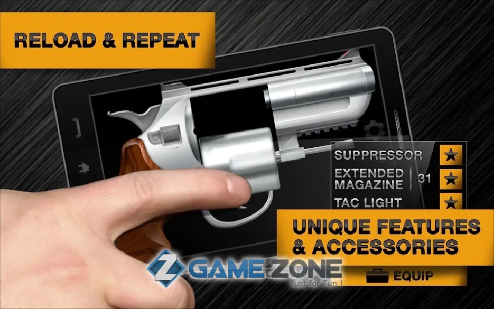 صورة من لعبة Weaphones Gun Sim Free Vol 1