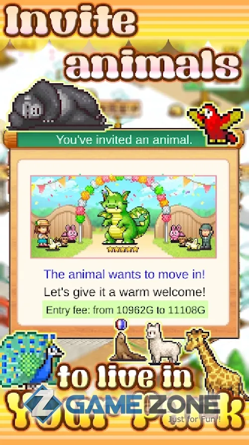 صورة من لعبة Wild Park Manager