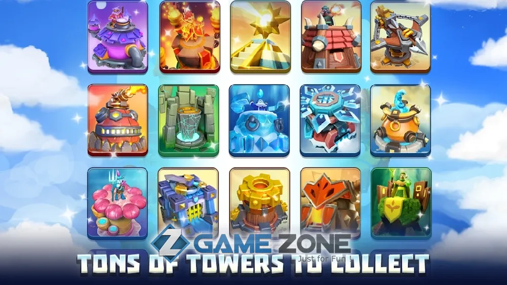 صورة من لعبة Wild Sky TD: Tower Defense in Fantasy Kingdom