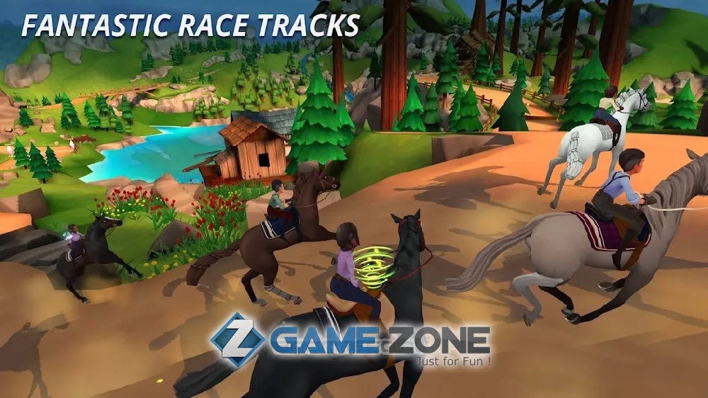 صورة من لعبة Wildshade fantasy horse races
