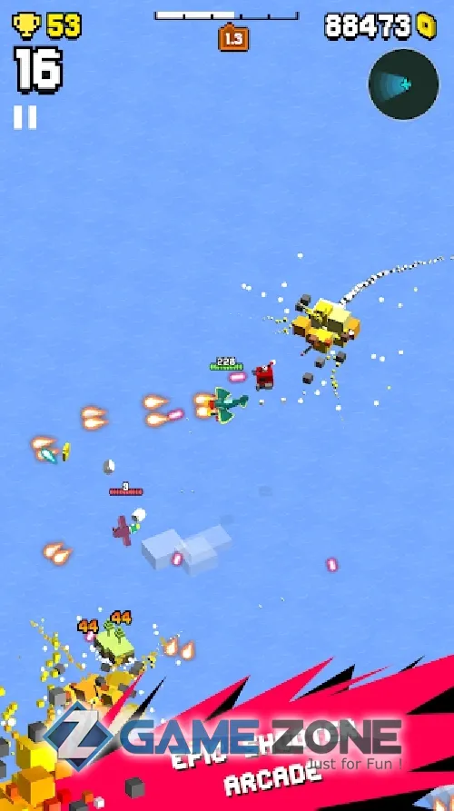 صورة من لعبة Wingy Shooters