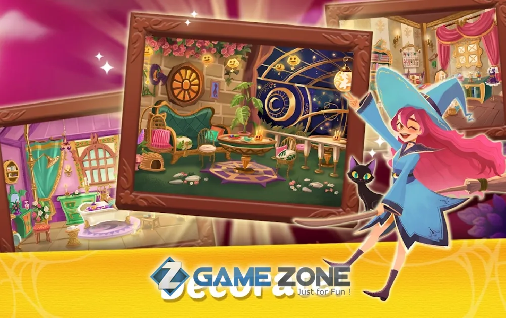 صورة من لعبة Witch & Cats Match 3 Puzzle [много бустеров]