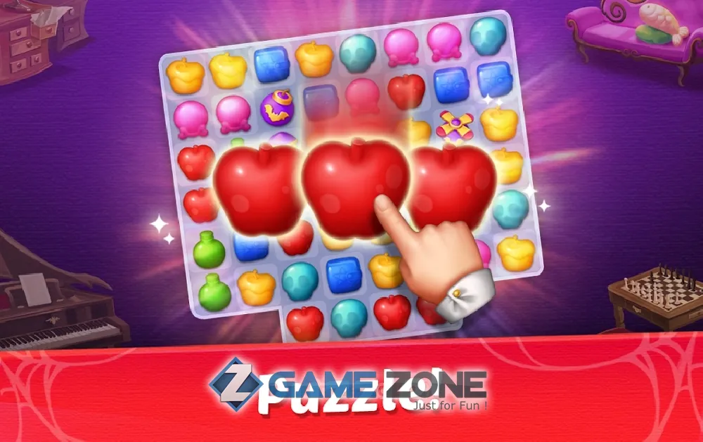 صورة من لعبة Witch & Cats Match 3 Puzzle [много бустеров]