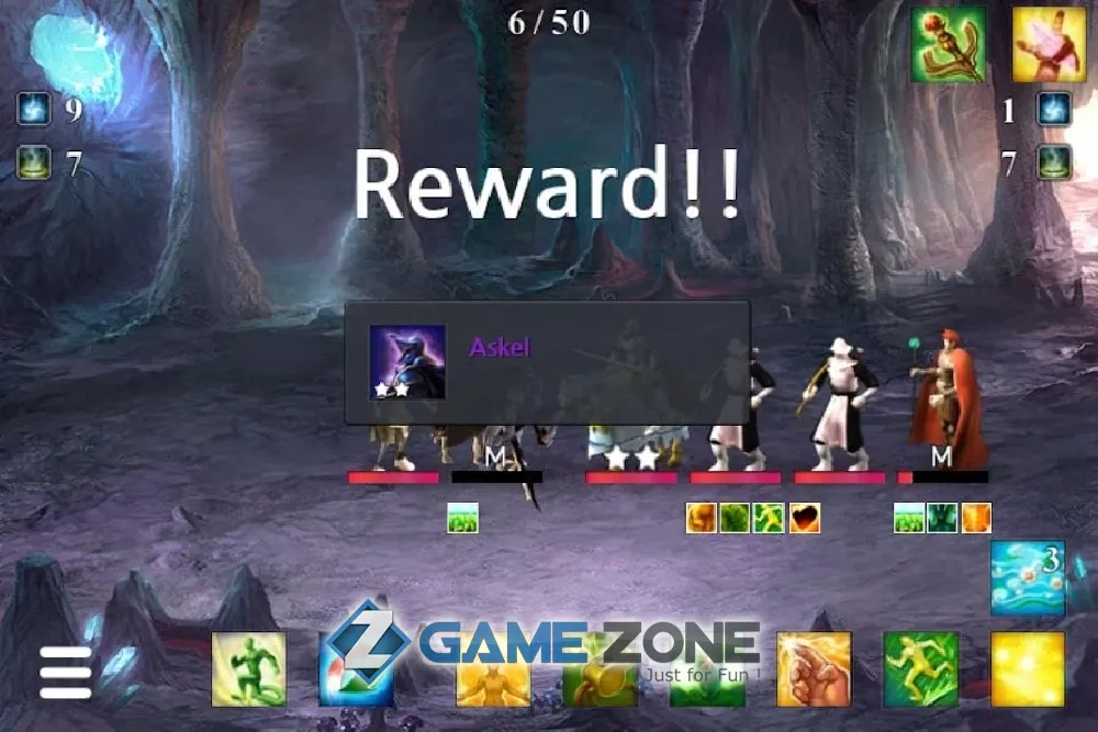 صورة من لعبة Wizard King